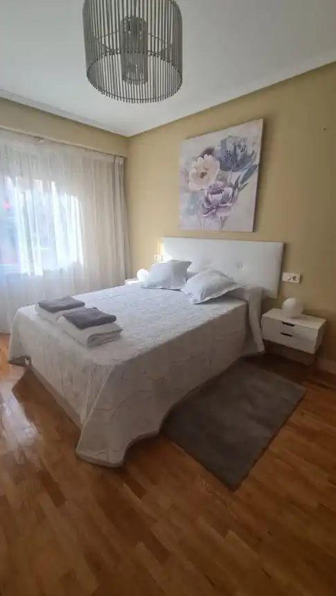 Dormitori de Apartament de lloguer en Donostia - San Sebastián  amb Aire condicionat, Calefacció i Parquet