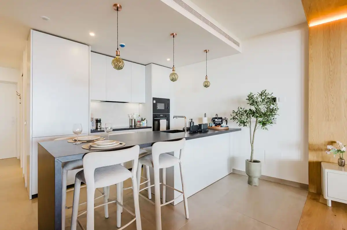 Kitchen of Flat for sale in Fuengirola  with Air Conditioner, Heating and Terrace