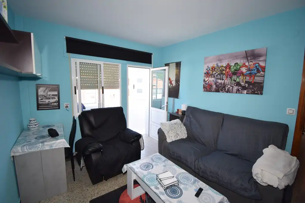 Living room of Flat for sale in Miño  with Terrace, Furnished and Washing machine