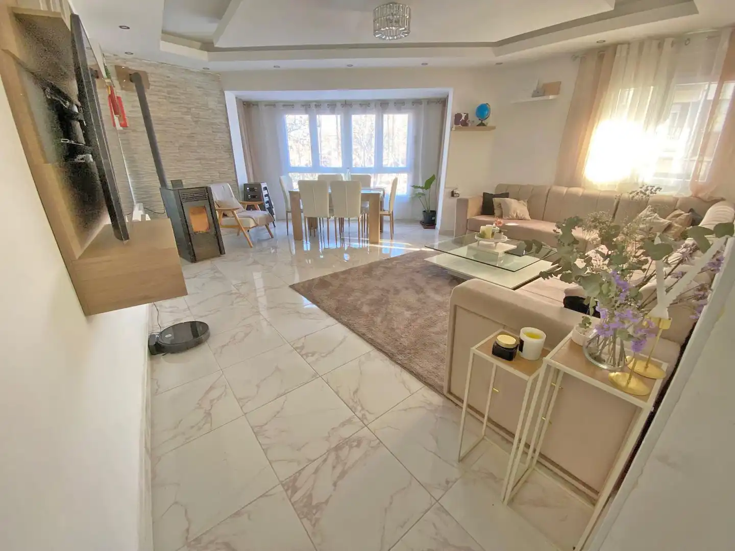 Wohnzimmer von Wohnung zum Verkauf in Vic mit Heizung und Balkon