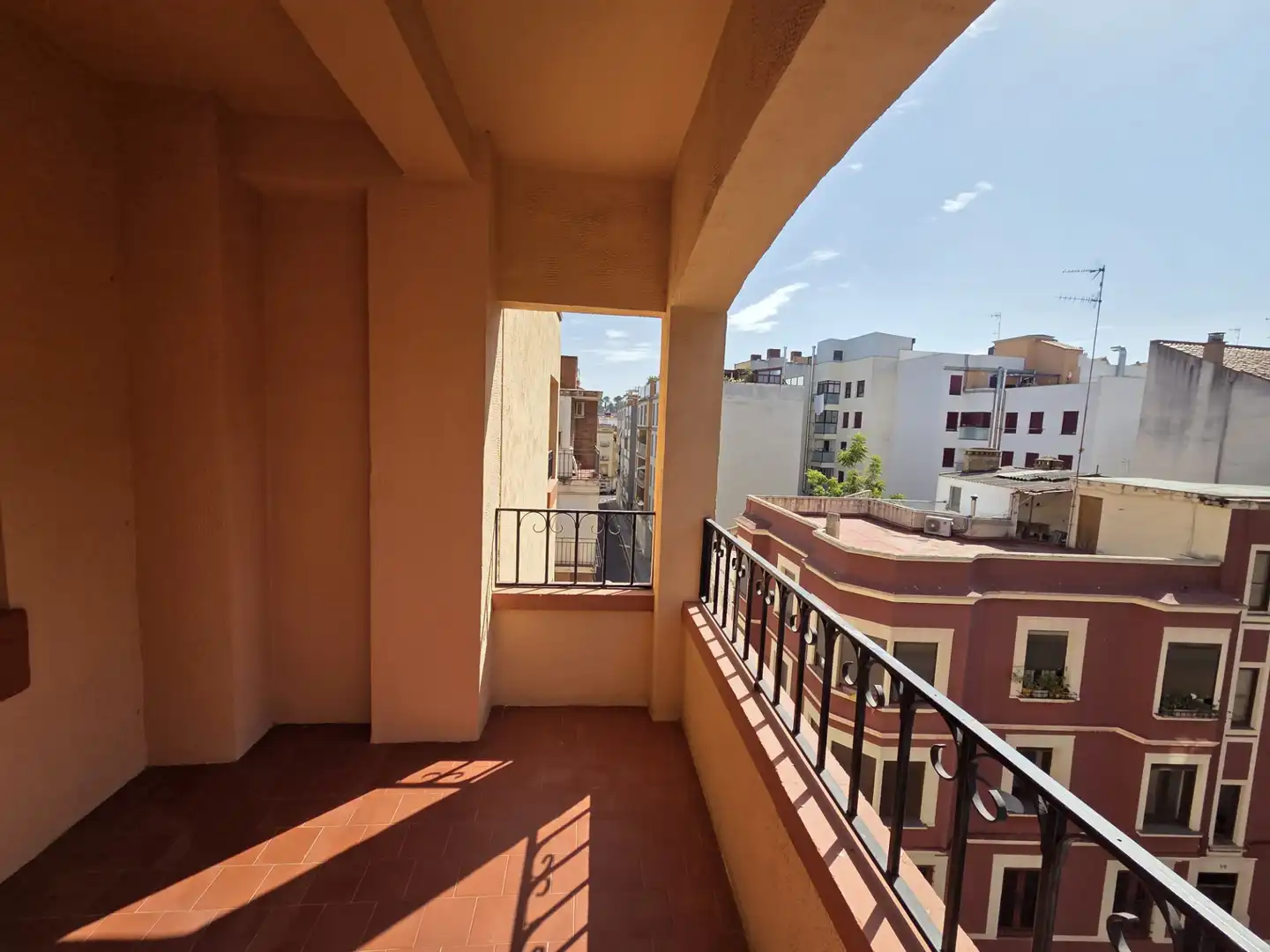 Balcony of Flat for rent in Badajoz  with Air Conditioner, Heating and Terrace