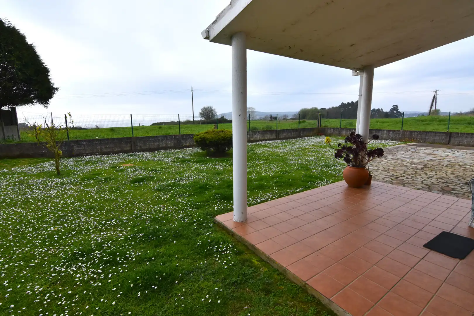 Terraza de Casa o chalet en venta en Pontedeume con Calefacción, Jardín privado y Parquet