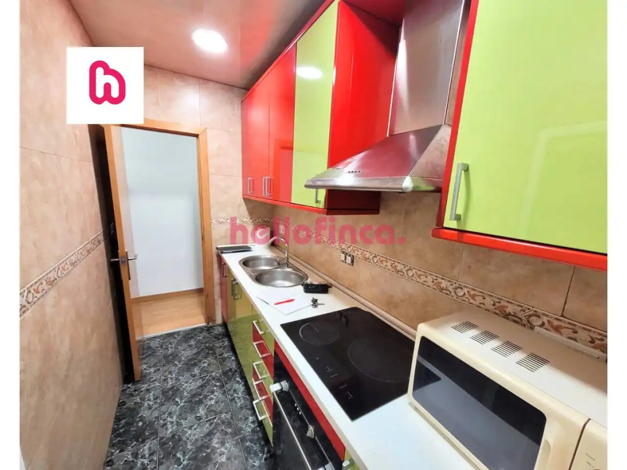 Kitchen of Flat for sale in Ripollet  with Heating, Parquet flooring and Terrace