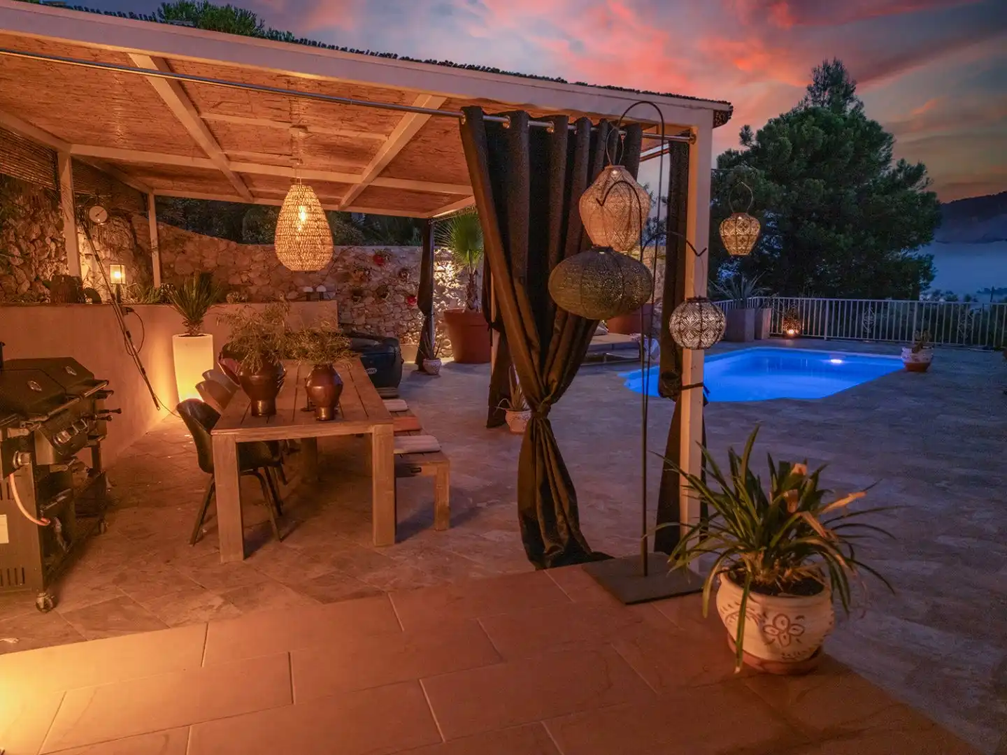 Terrassa de Casa o xalet en venda en Cómpeta amb Aire condicionat, Terrassa i Piscina