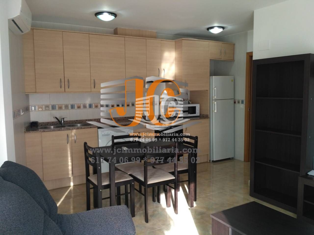 Kitchen of Flat to rent in Tortosa  with Air Conditioner, Terrace and Furnished
