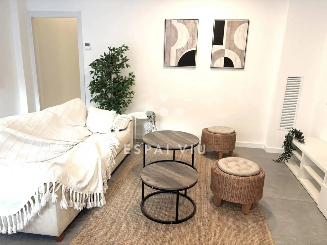 Wohnzimmer von Haus oder Chalet zum Verkauf in Terrassa mit Klimaanlage, Heizung und Privatgarten