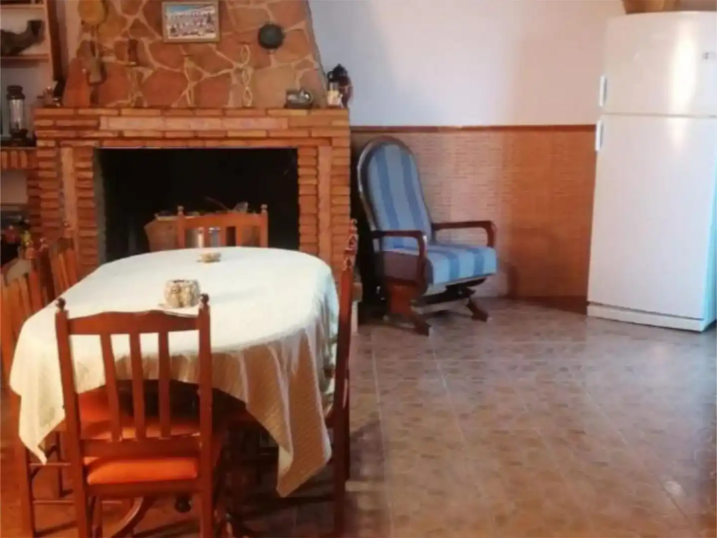 Menjador de Finca rústica en venda en Vilches amb Jardí privat, Piscina i Moblat