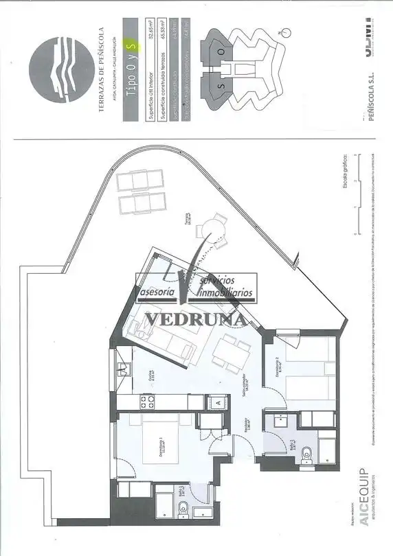 Piso en venta en Peñíscola / Peníscola con Aire acondicionado, Calefacción y Jardín privado