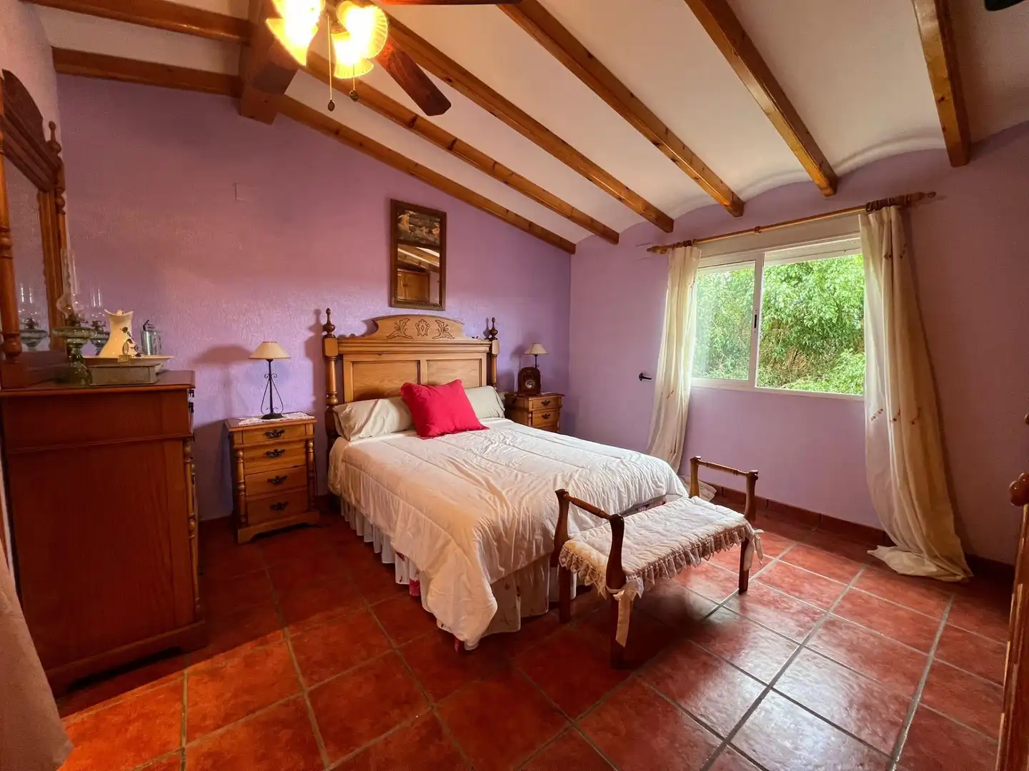 Dormitori de Casa o xalet en venda en Elche / Elx amb Jardí privat, Terrassa i Piscina