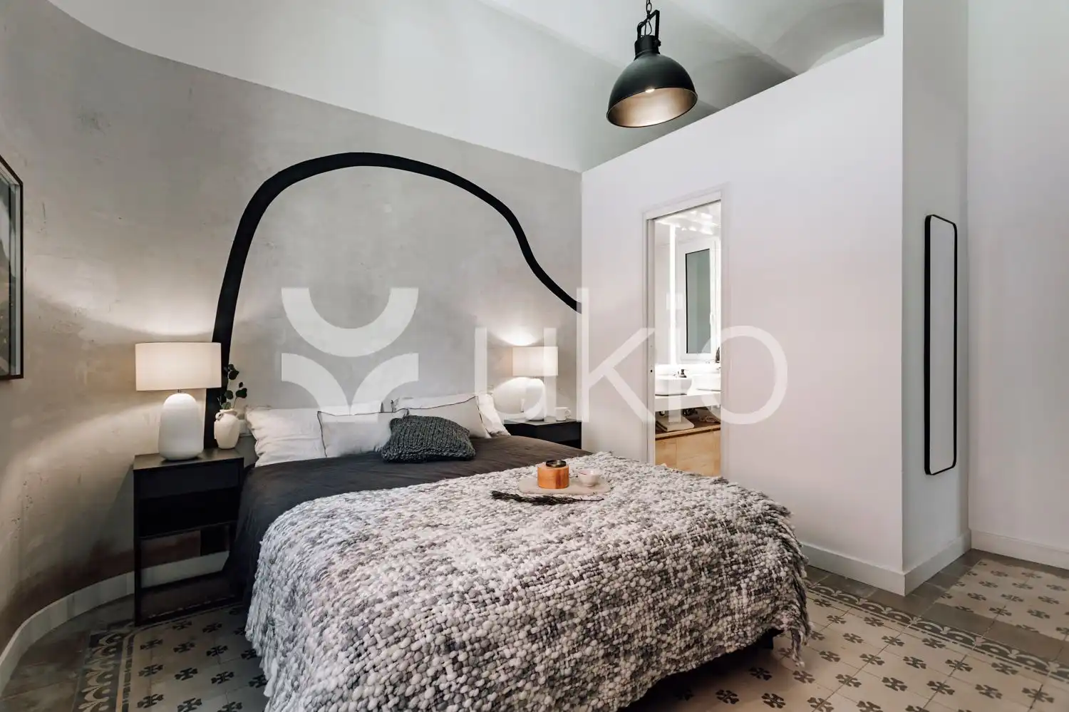 Habitación de Apartamento de alquiler en Barcelona con Aire acondicionado, Amueblado y Horno