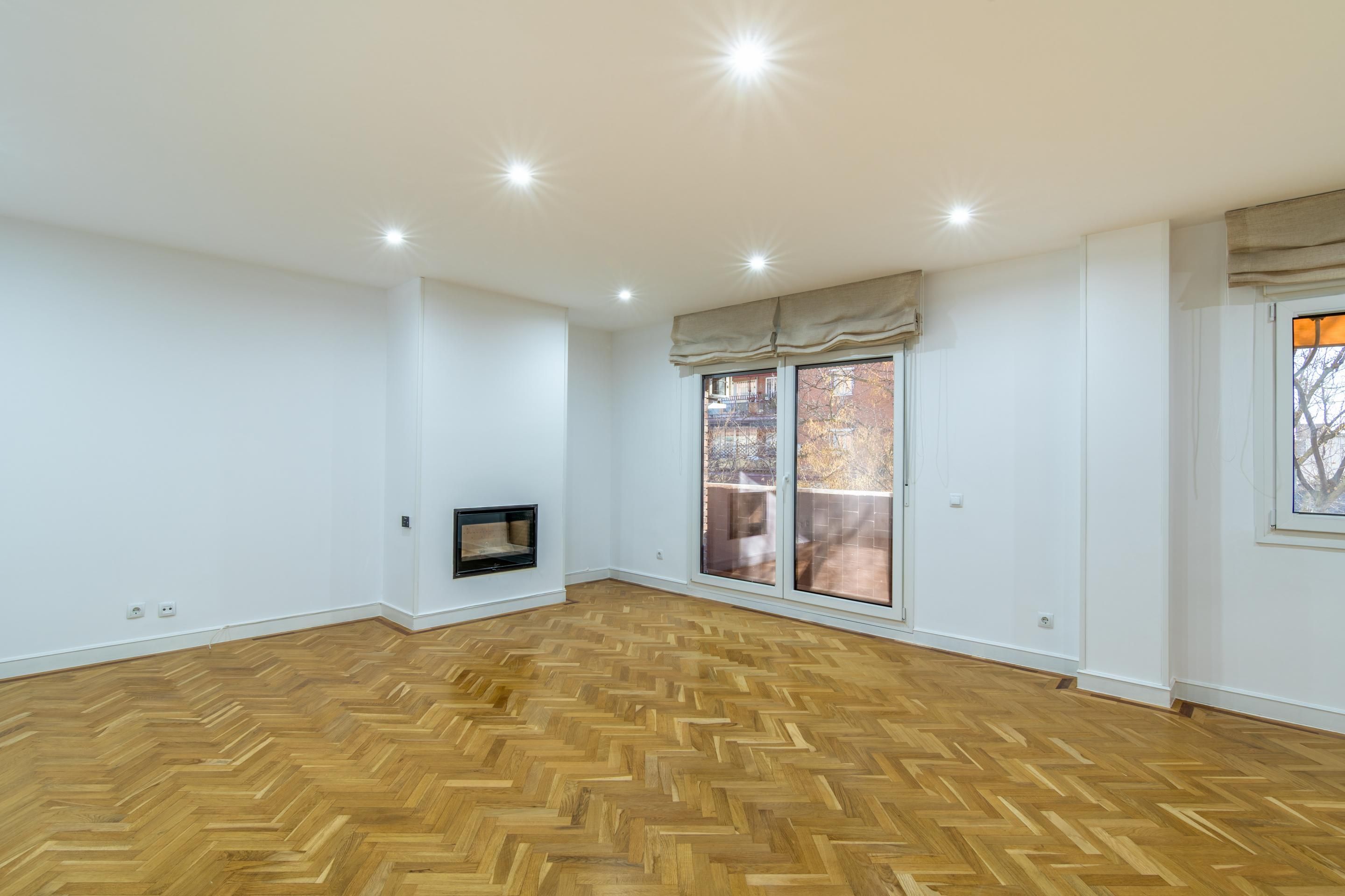 Living room of Apartment to rent in  Madrid Capital  with Air Conditioner, Heating and Private garden