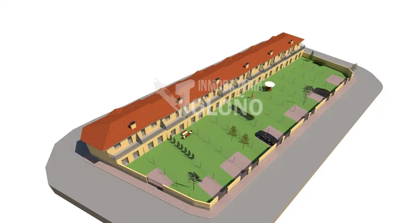 Vista exterior de Casa adosada en venta en Zarratón con Calefacción, Jardín privado y Parquet