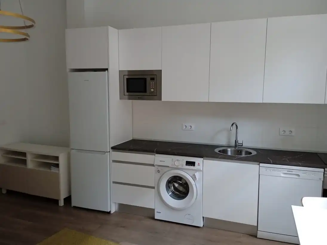 Kitchen of Ground floor for sale in Madrid  with Heating, Furnished and Washing machine