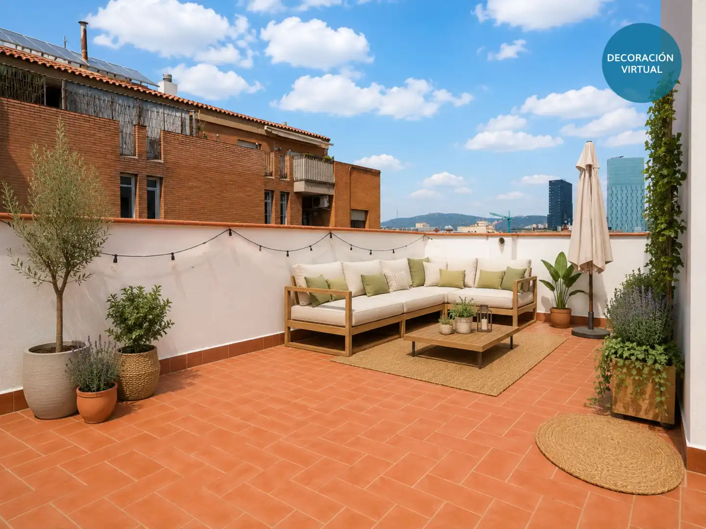Terraza de Ático en venta en Barcelona con Calefacción y Terraza