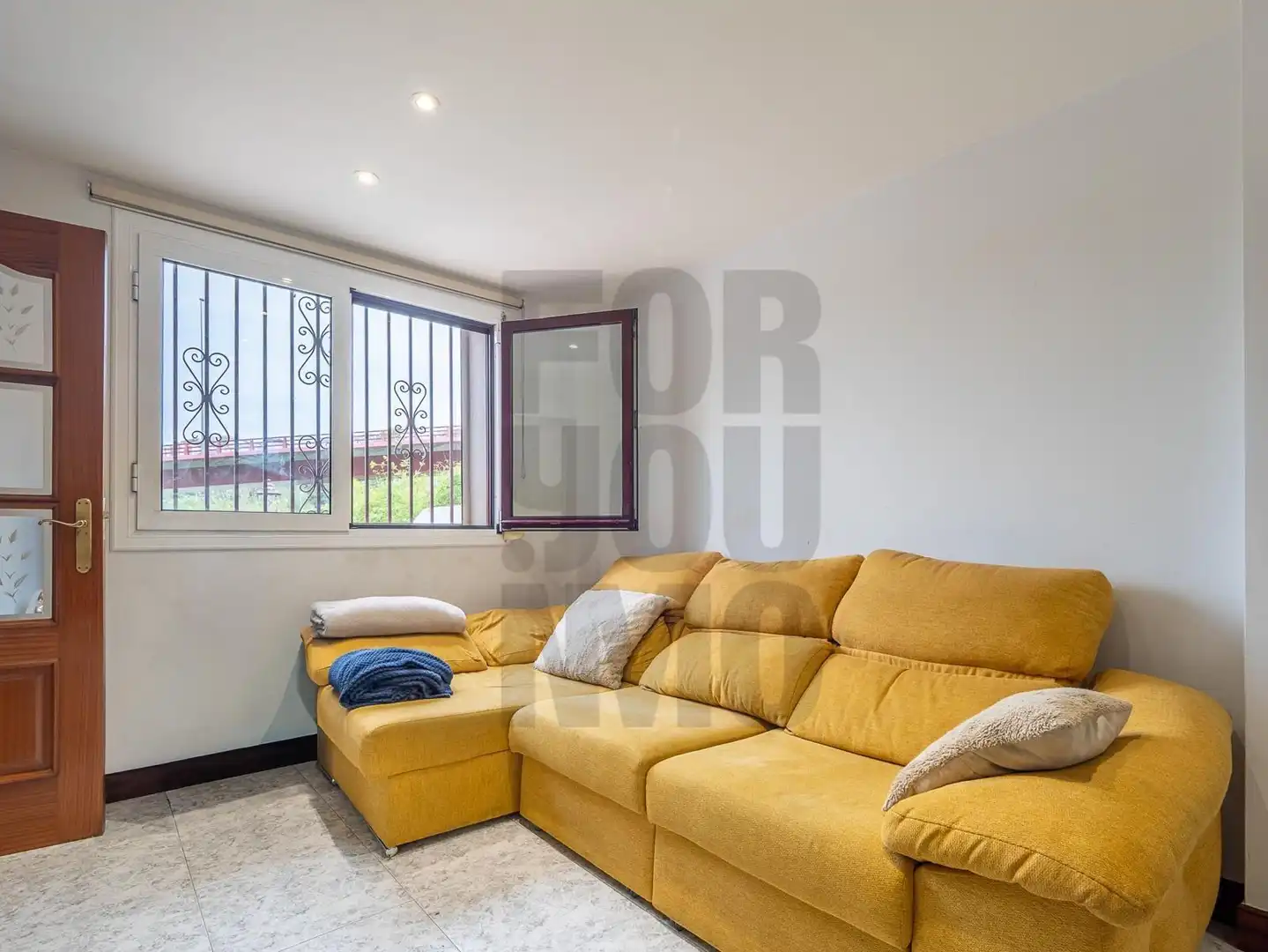 Sala d'estar de Casa adosada en venda en Donostia - San Sebastián  amb Aire condicionat, Calefacció i Terrassa