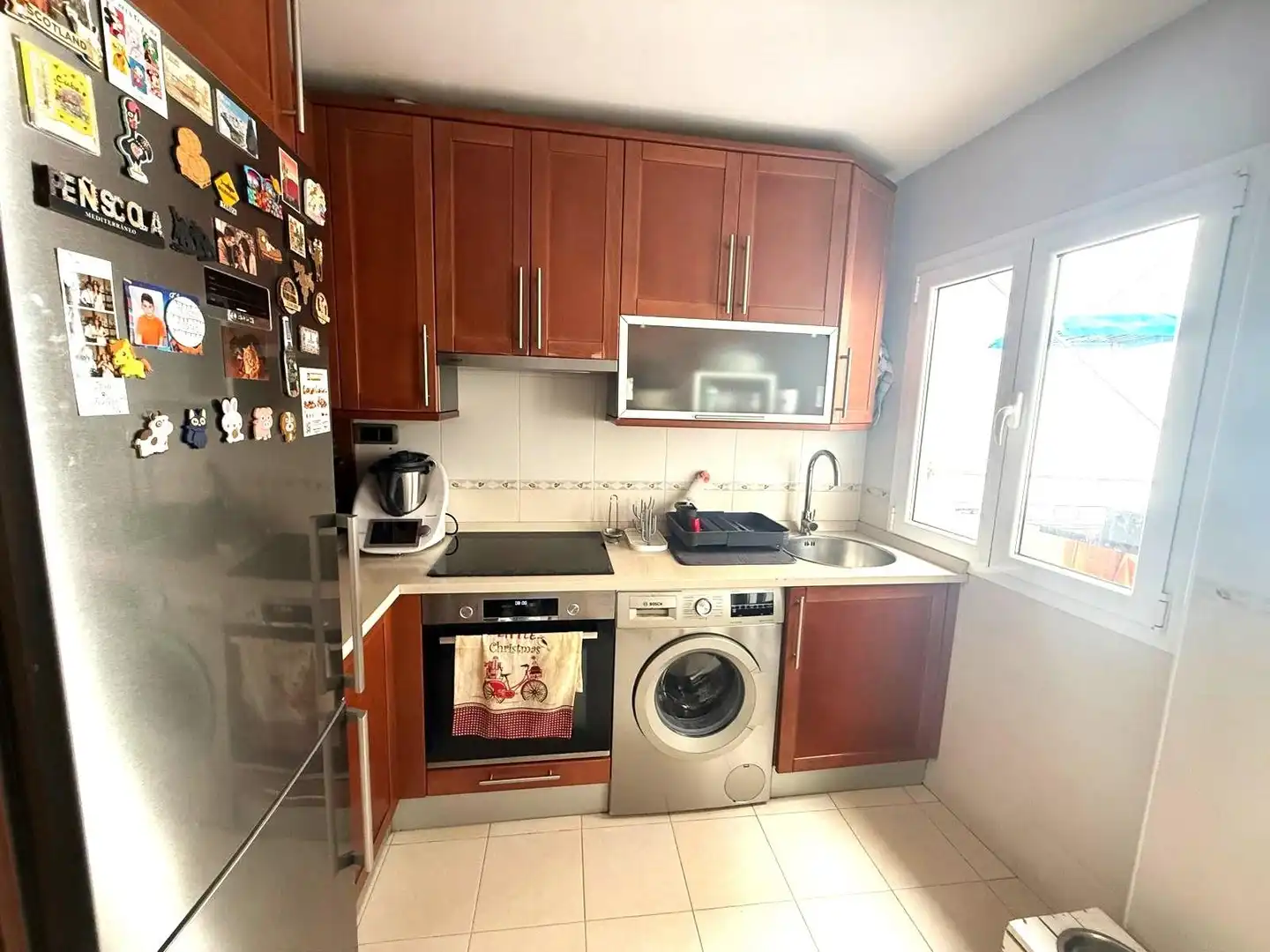 Kitchen of Flat for sale in Basauri   with Heating and Balcony