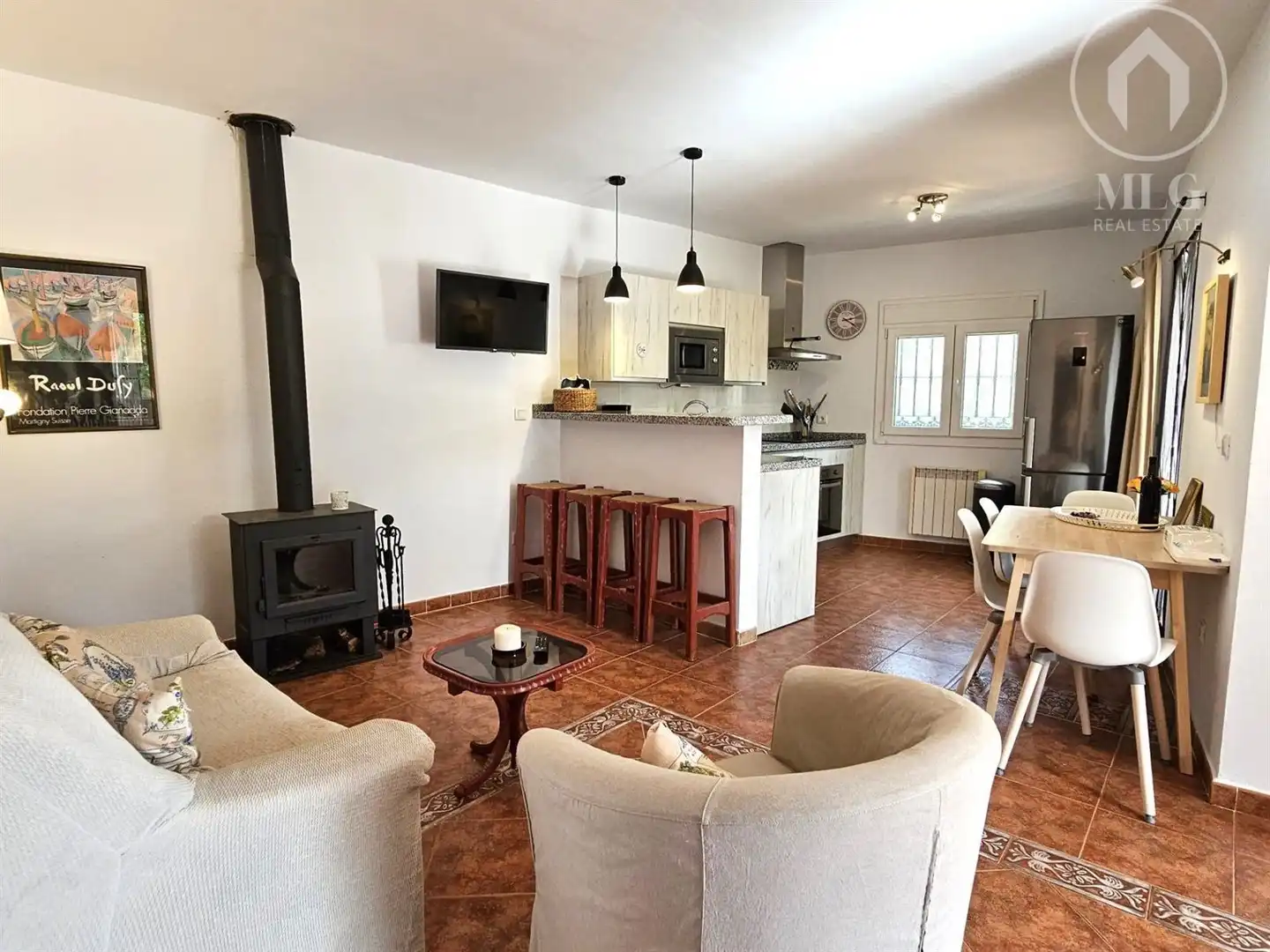 Sala de estar de Casa o chalet en venta en Alfarnatejo con Calefacción, Terraza y Trastero