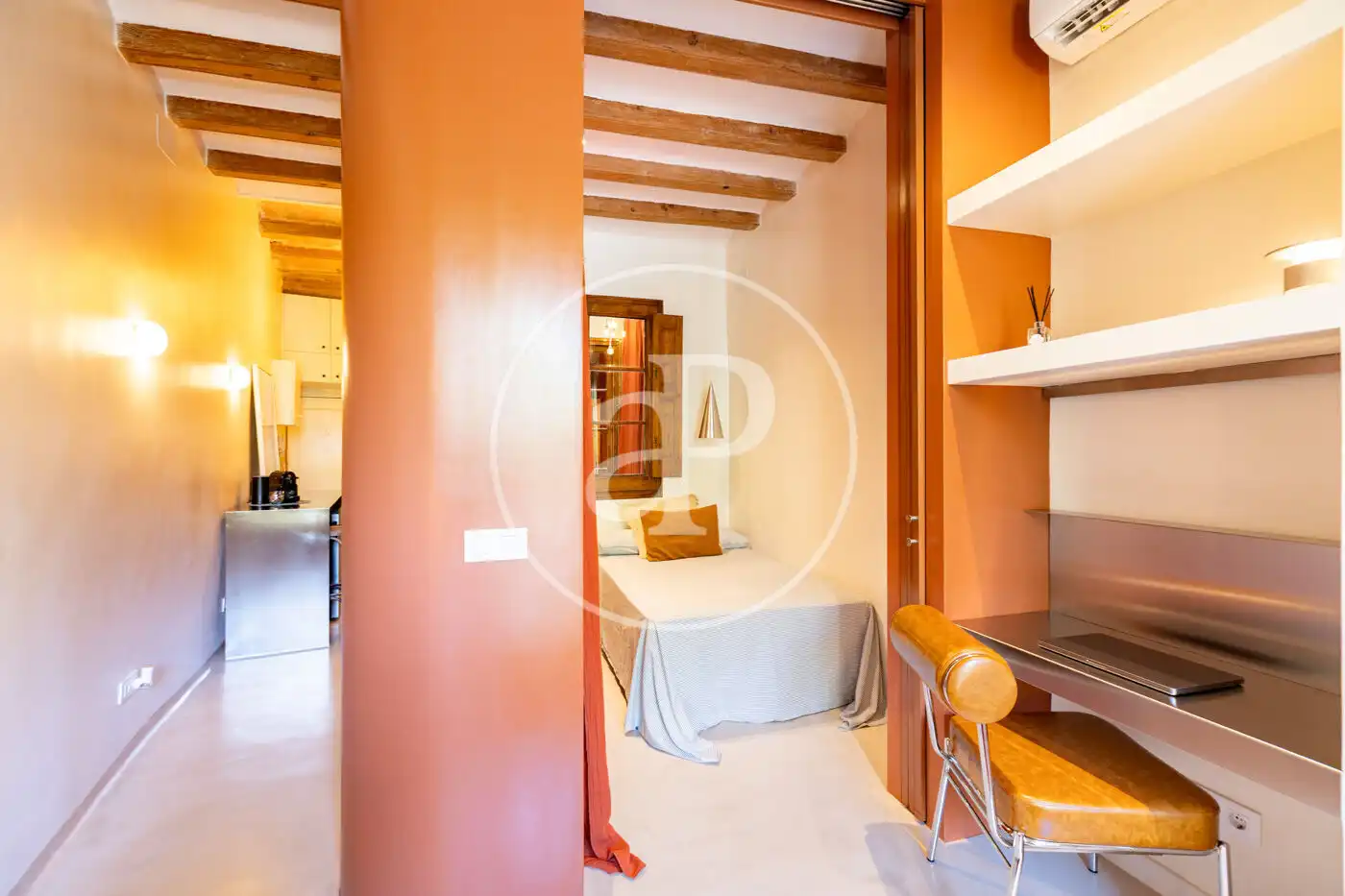 Bedroom of Flat for sale in Barcelona  with Air Conditioner, Heating and Furnished
