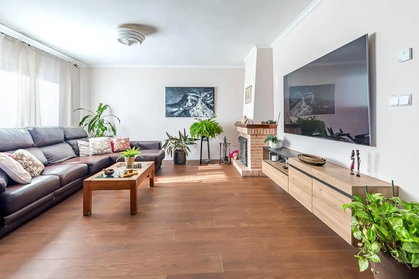 Sala de estar de Casa o chalet en venta en El Escorial con Calefacción, Jardín privado y Terraza