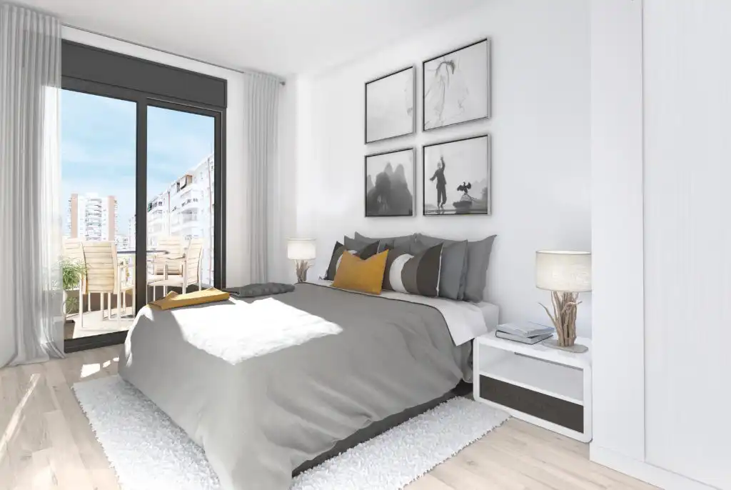 Habitación de Apartamento en venta en Málaga con Aire acondicionado, Terraza y Piscina