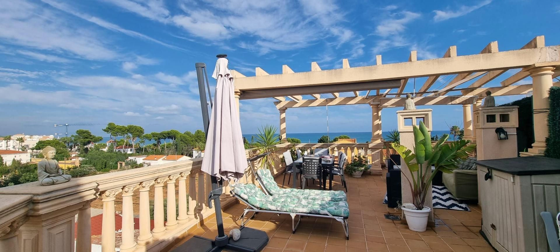 Terrace of Attic for sale in Alcalà de Xivert  with Air Conditioner, Terrace and Community pool