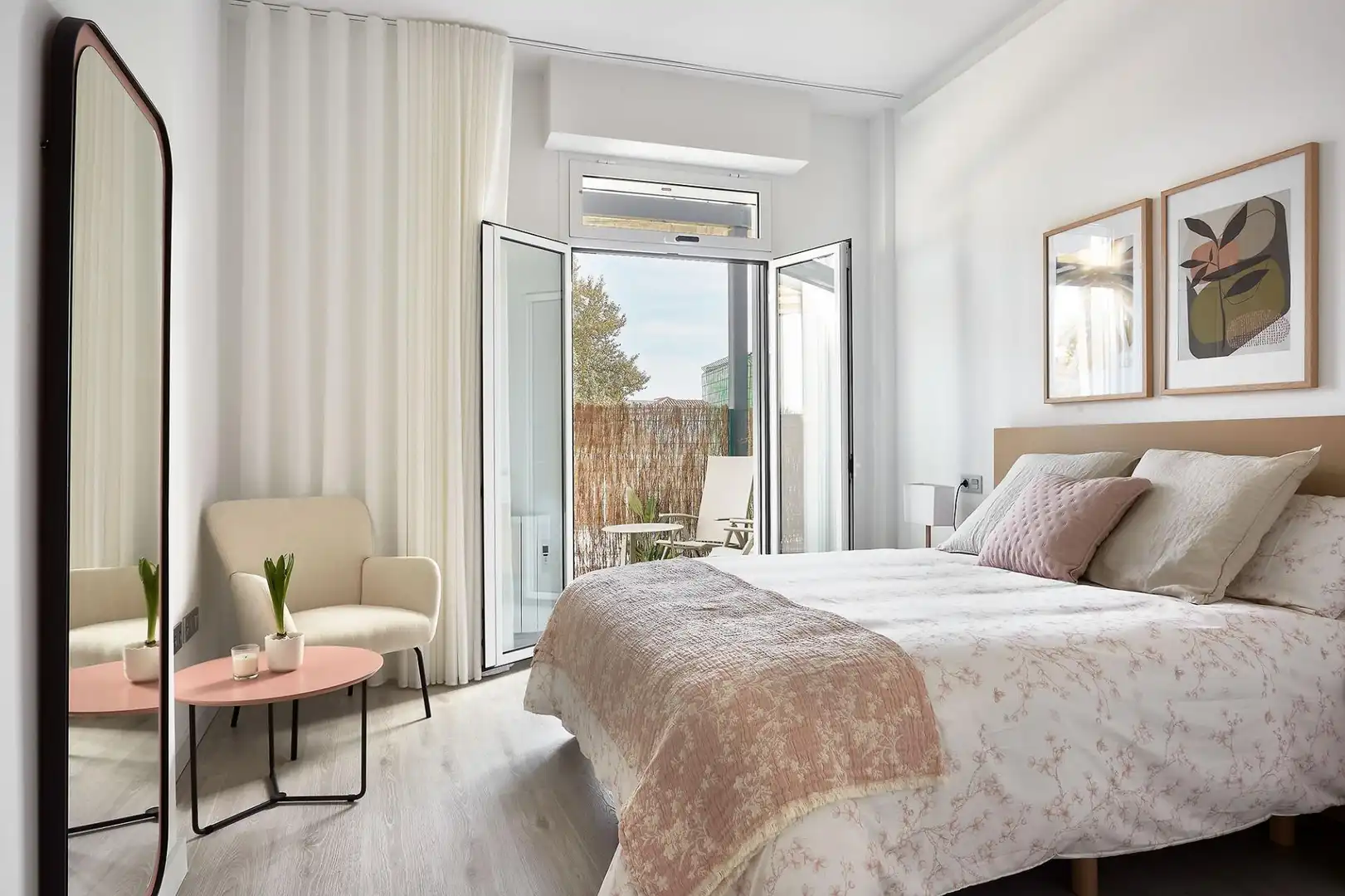 Schlafzimmer von Erdgeschoss zum Verkauf in Vera mit Klimaanlage, Heizung und Privatgarten