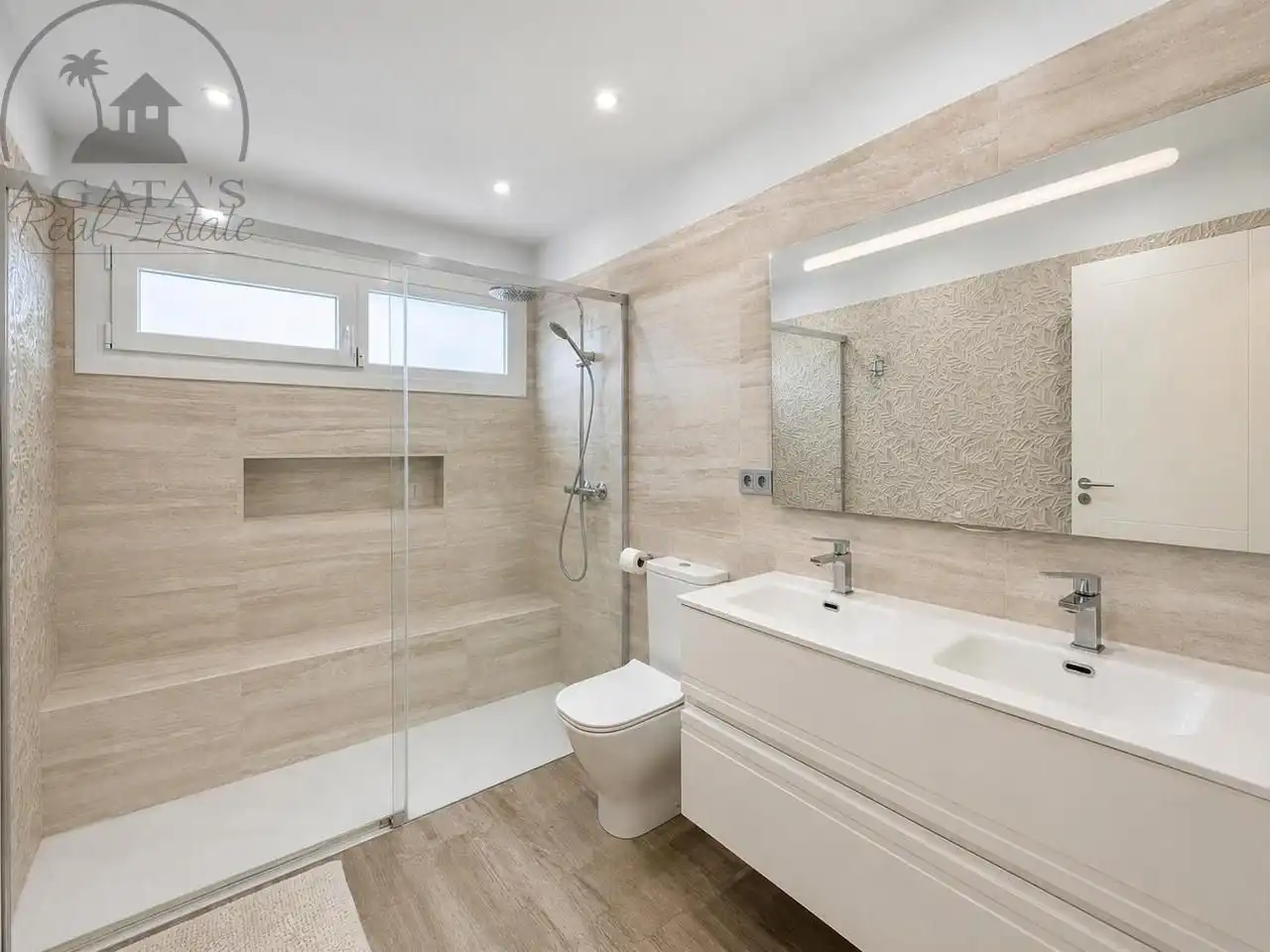 Baño de Casa o chalet en venta en Los Realejos con Aire acondicionado, Jardín privado y Terraza