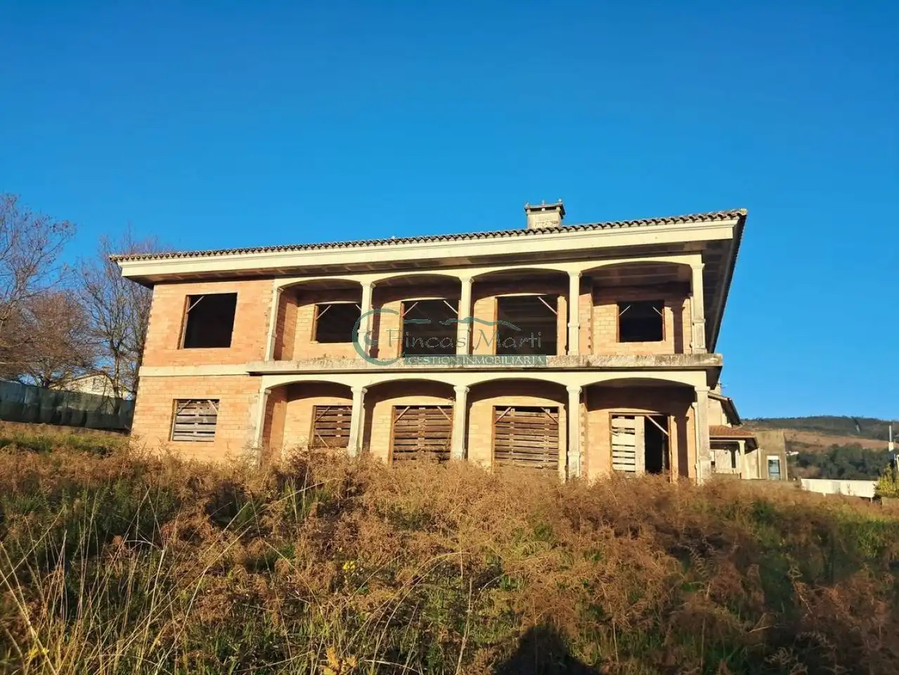 Vista exterior de Casa o xalet en venda en Redondela amb Calefacció, Jardí privat i Terrassa