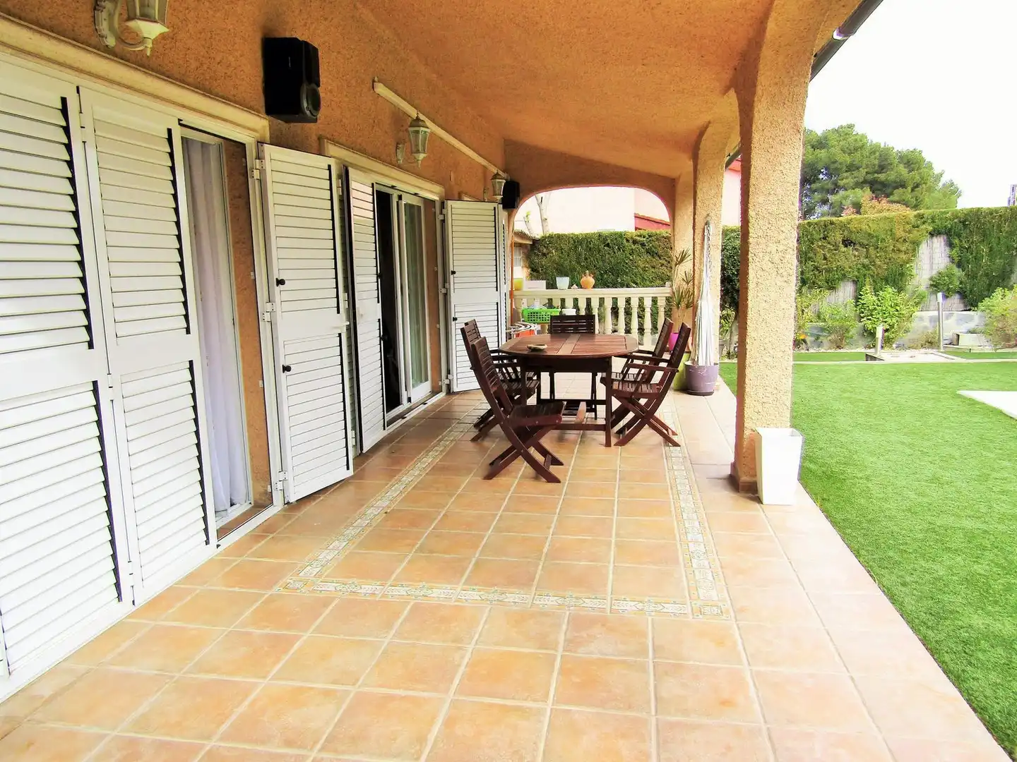 Terraza de Casa o chalet de alquiler en San Antonio de Benagéber con Aire acondicionado, Calefacción y Jardín privado