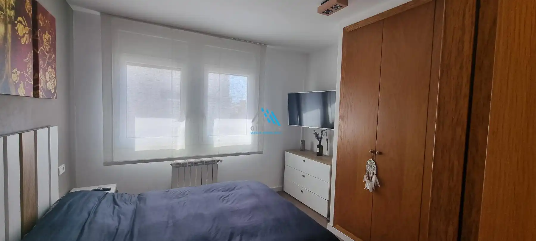 Schlafzimmer von Einfamilien-Reihenhaus zur Miete in Sant Feliu de Guíxols mit Klimaanlage, Heizung und Parkett