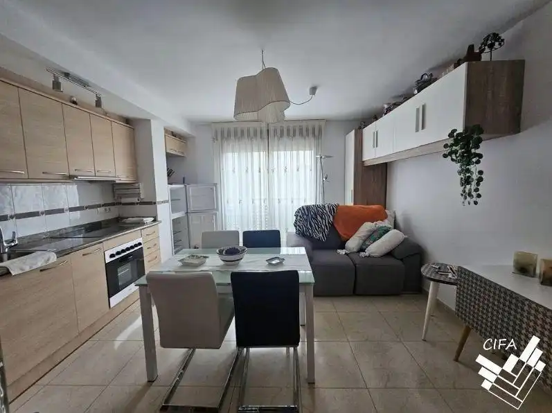 Sala de estar de Apartamento en venta en Benicarló con Aire acondicionado, Calefacción y Amueblado