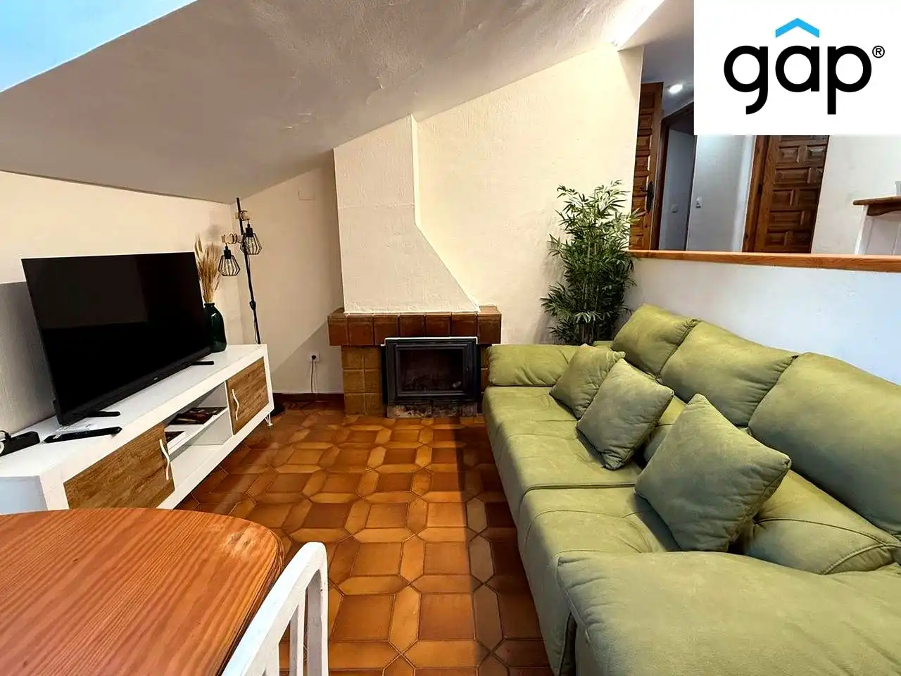 Living room of Flat for sale in Cuenca  with Heating and Furnished