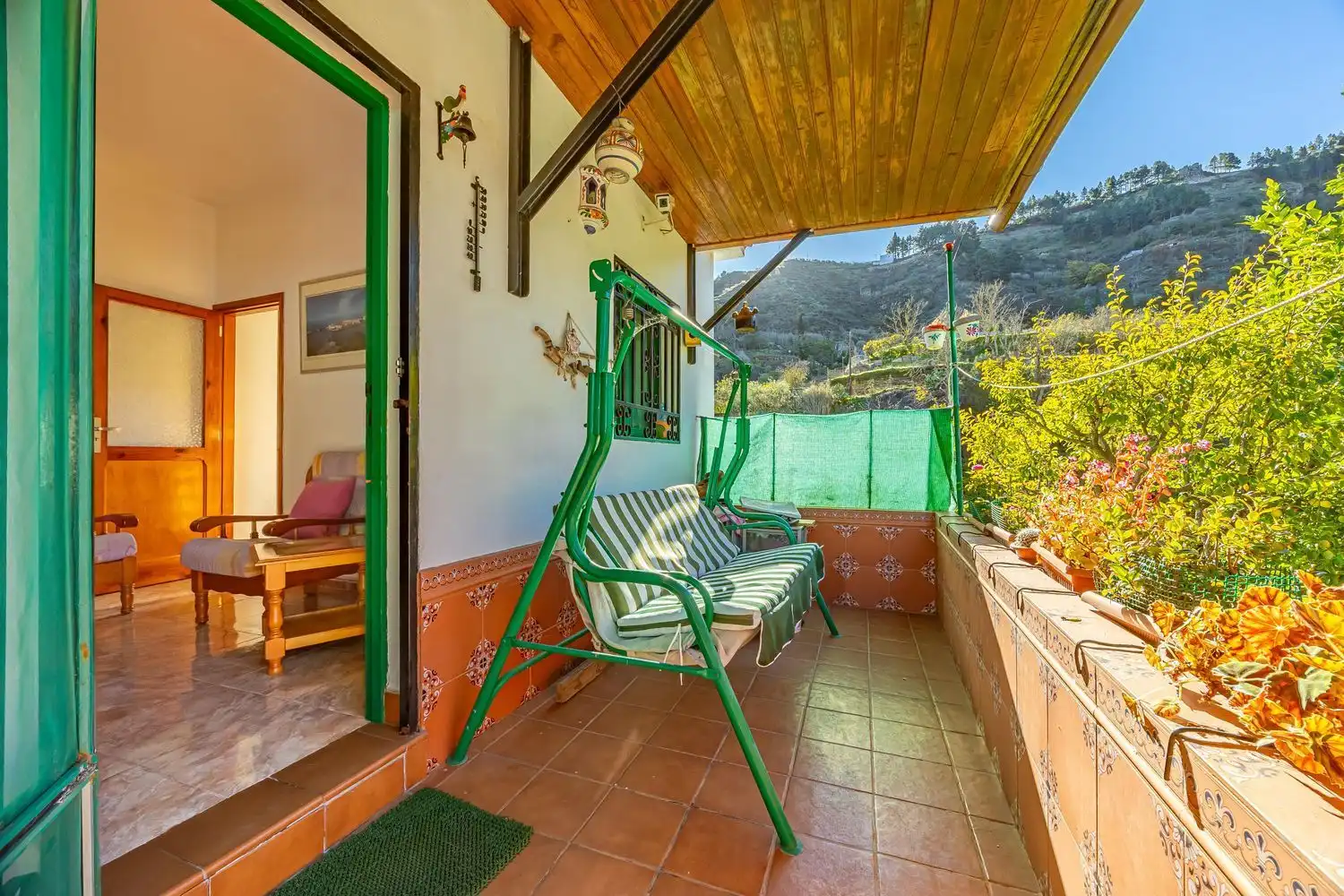 Terrassa de Casa o xalet en venda en Vega de San Mateo amb Jardí privat i Terrassa