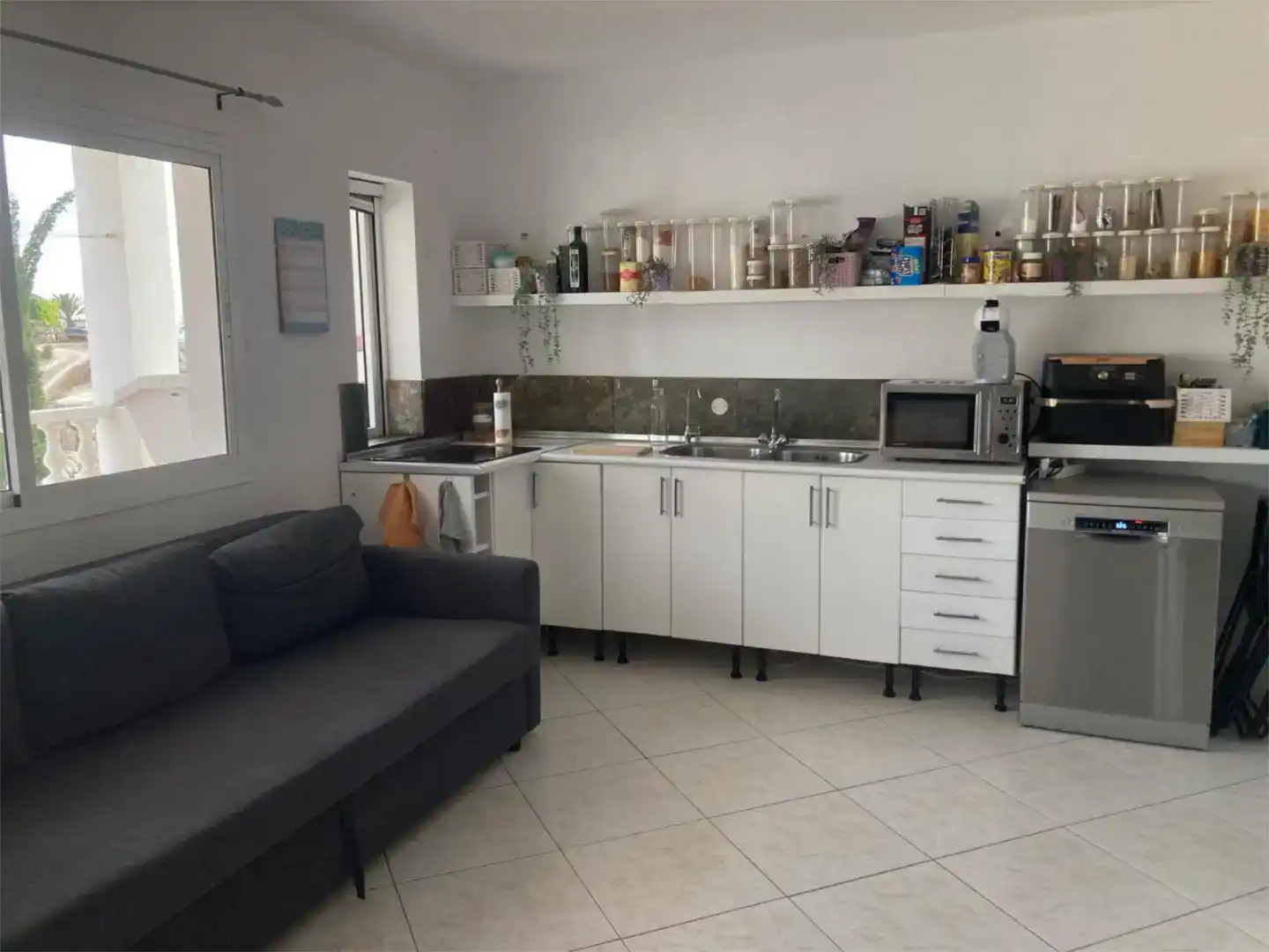 Kitchen of Flat for rent in Mogán  with Furnished, Oven and Washing machine