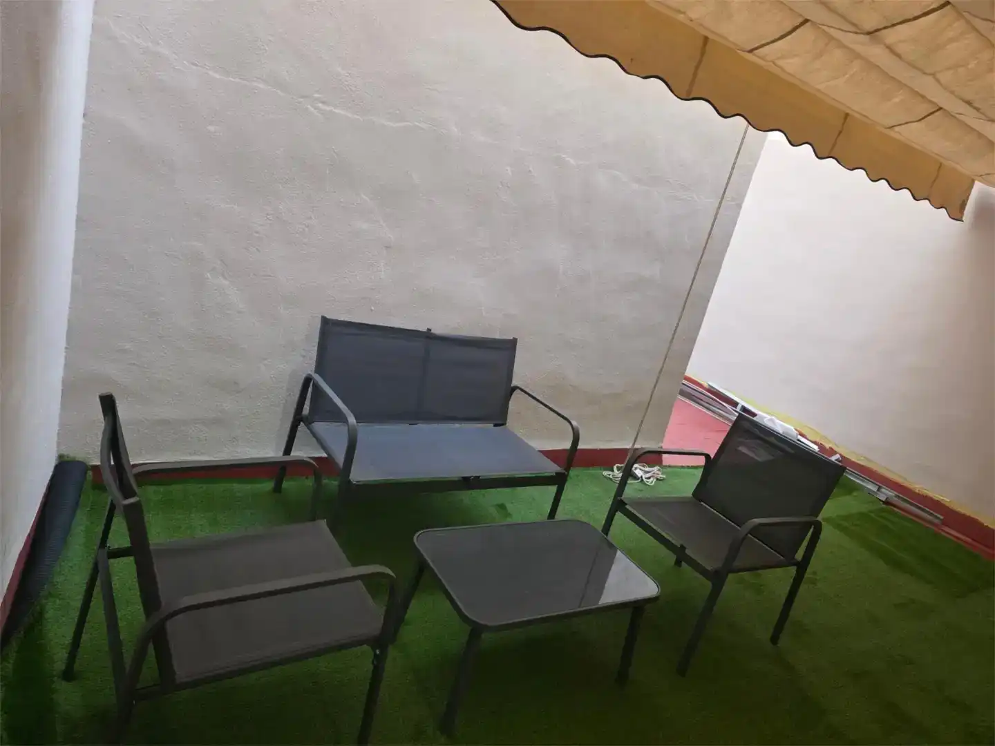 Terrace of Flat for rent in Elche / Elx  with Air Conditioner, Private garden and Furnished