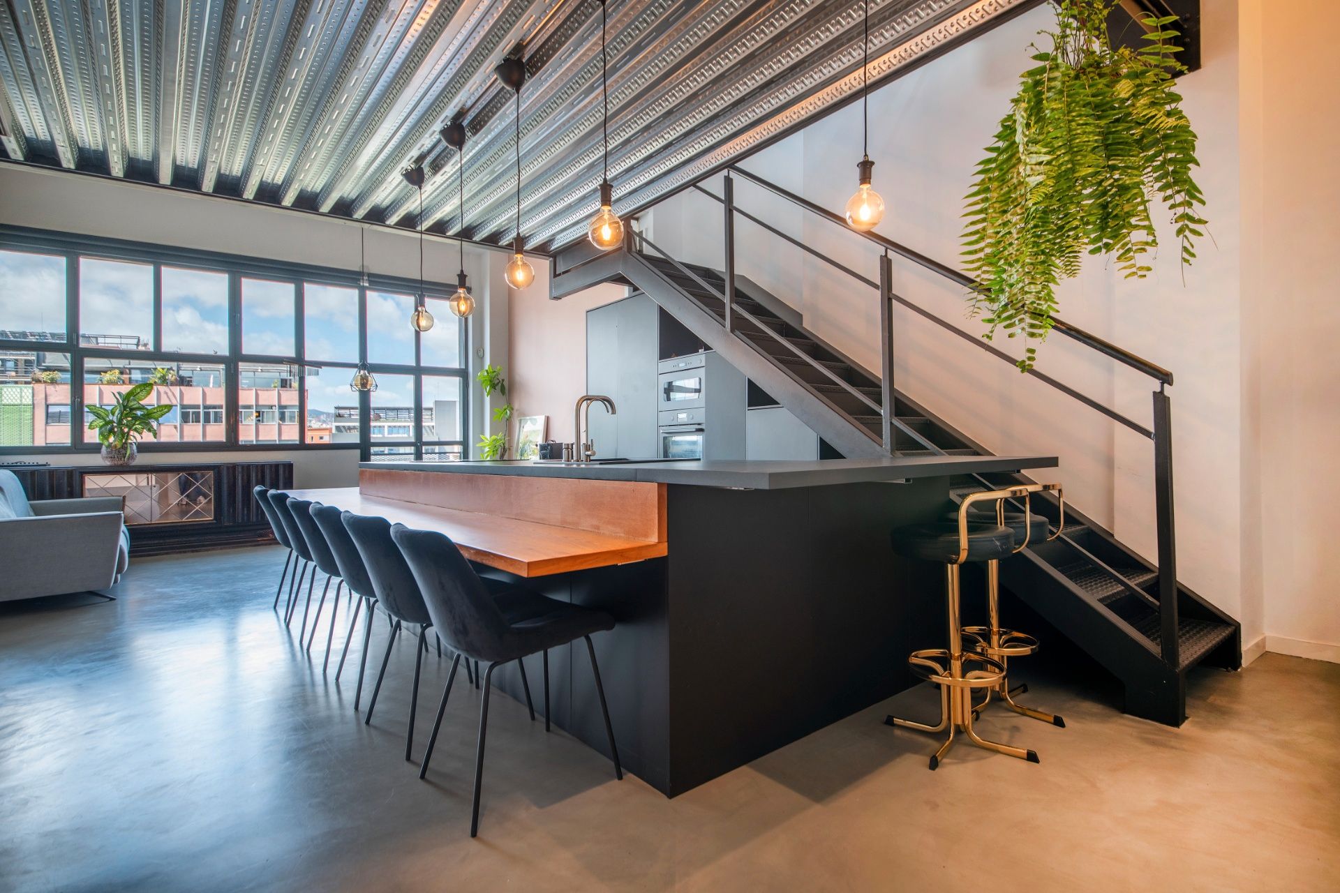 Kitchen of Duplex for sale in  Barcelona Capital  with Air Conditioner, Heating and Terrace