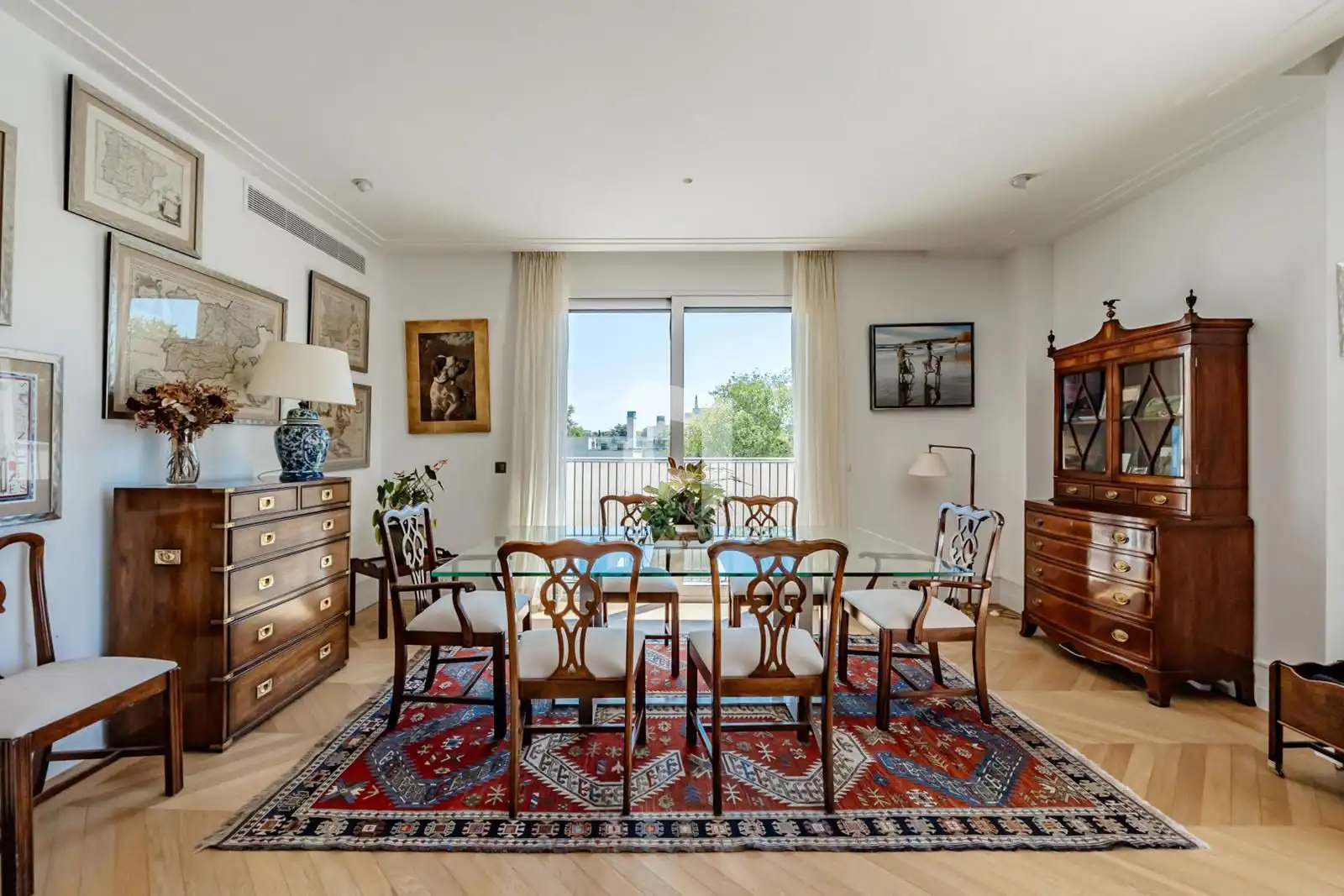 Dining room of Attic for sale in Madrid  with Air Conditioner, Heating and Parquet flooring