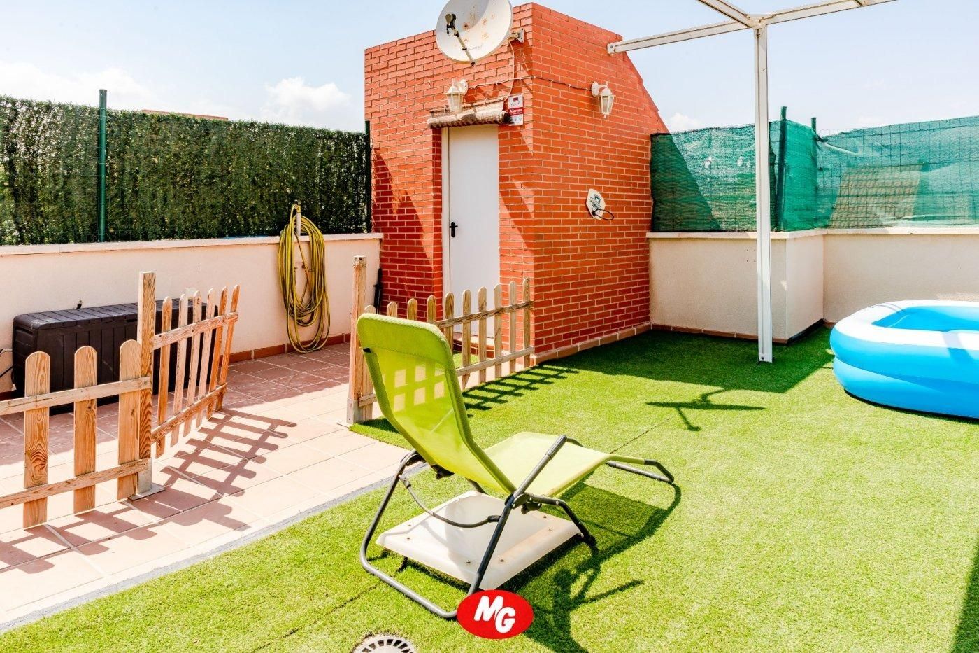 Terrace of Single-family semi-detached for sale in Huércal de Almería  with Air Conditioner