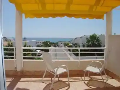 Terrassa de Apartament de lloguer en Mojácar amb Aire condicionat i Piscina
