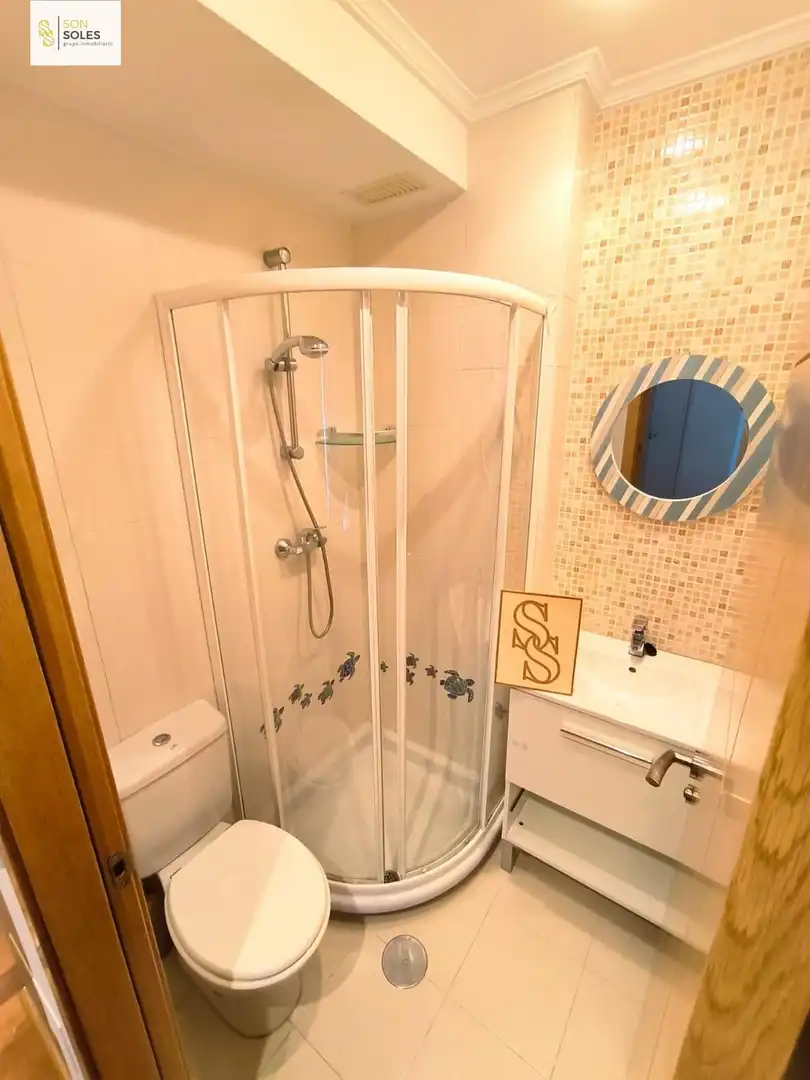 Baño de Dúplex en venta en Santa Cruz de Bezana con Calefacción, Terraza y Alarma