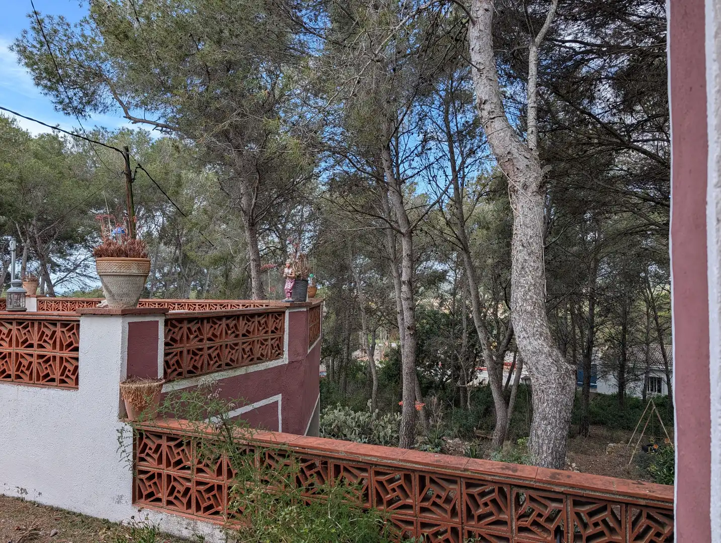 Garden of Houses for sale in Vilanova i la Geltrú  with Heating, Terrace and Swimming Pool