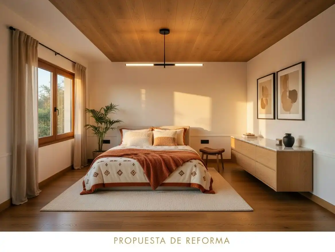 Habitación de Casa o chalet en venta en Sant Cugat Sesgarrigues con Calefacción, Terraza y Amueblado