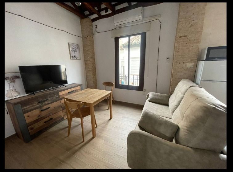 Sala d'estar de Àtic de lloguer en  Granada Capital amb Aire condicionat, Calefacció i Moblat