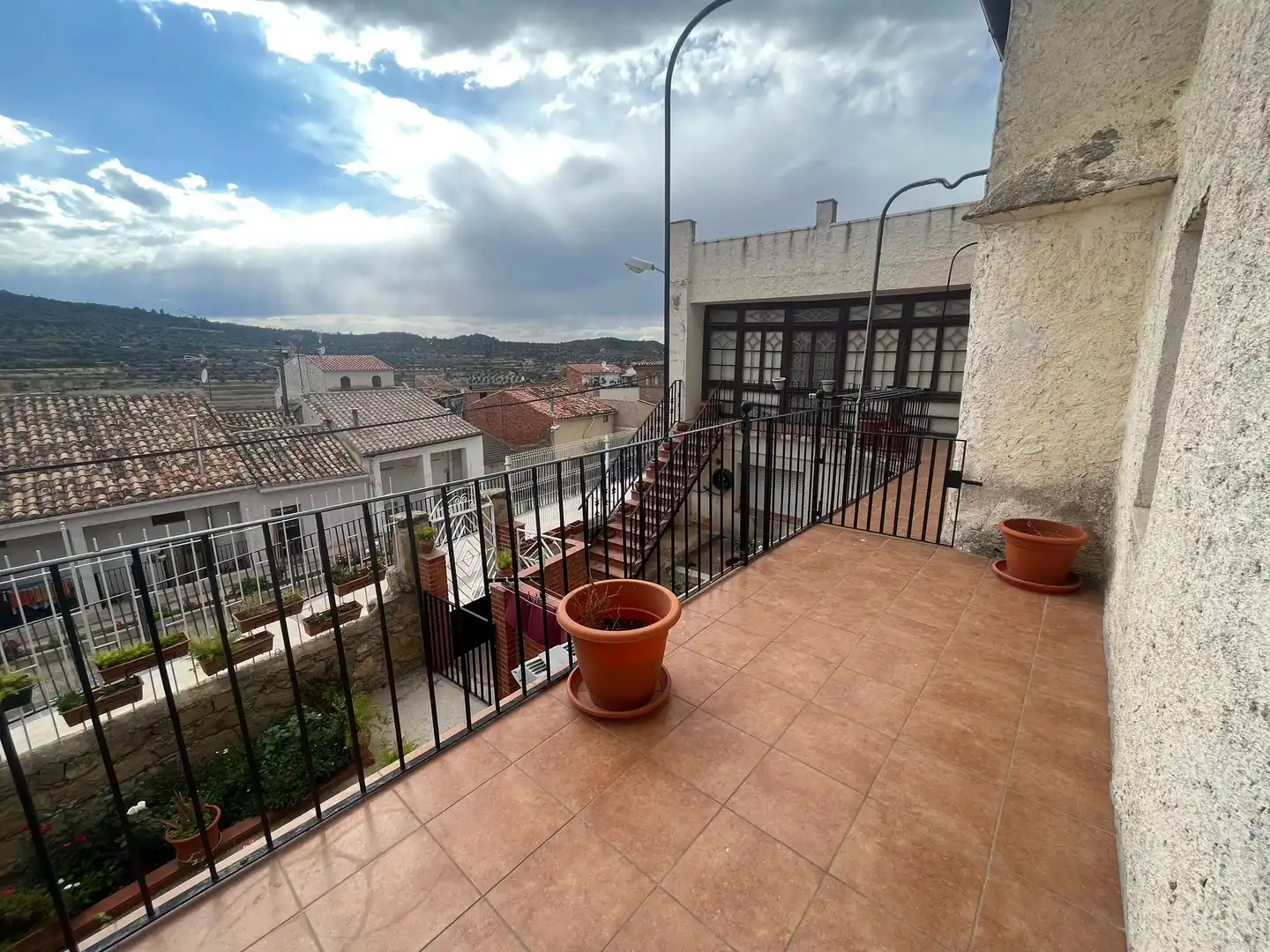Terraza de Casa o chalet en venta en Valdealgorfa con Jardín privado, Terraza y Amueblado