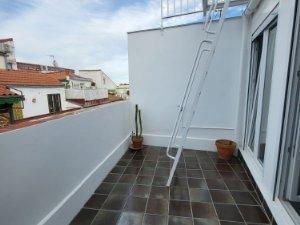 Balcony of Attic for sale in  Madrid Capital  with Air Conditioner, Heating and Terrace