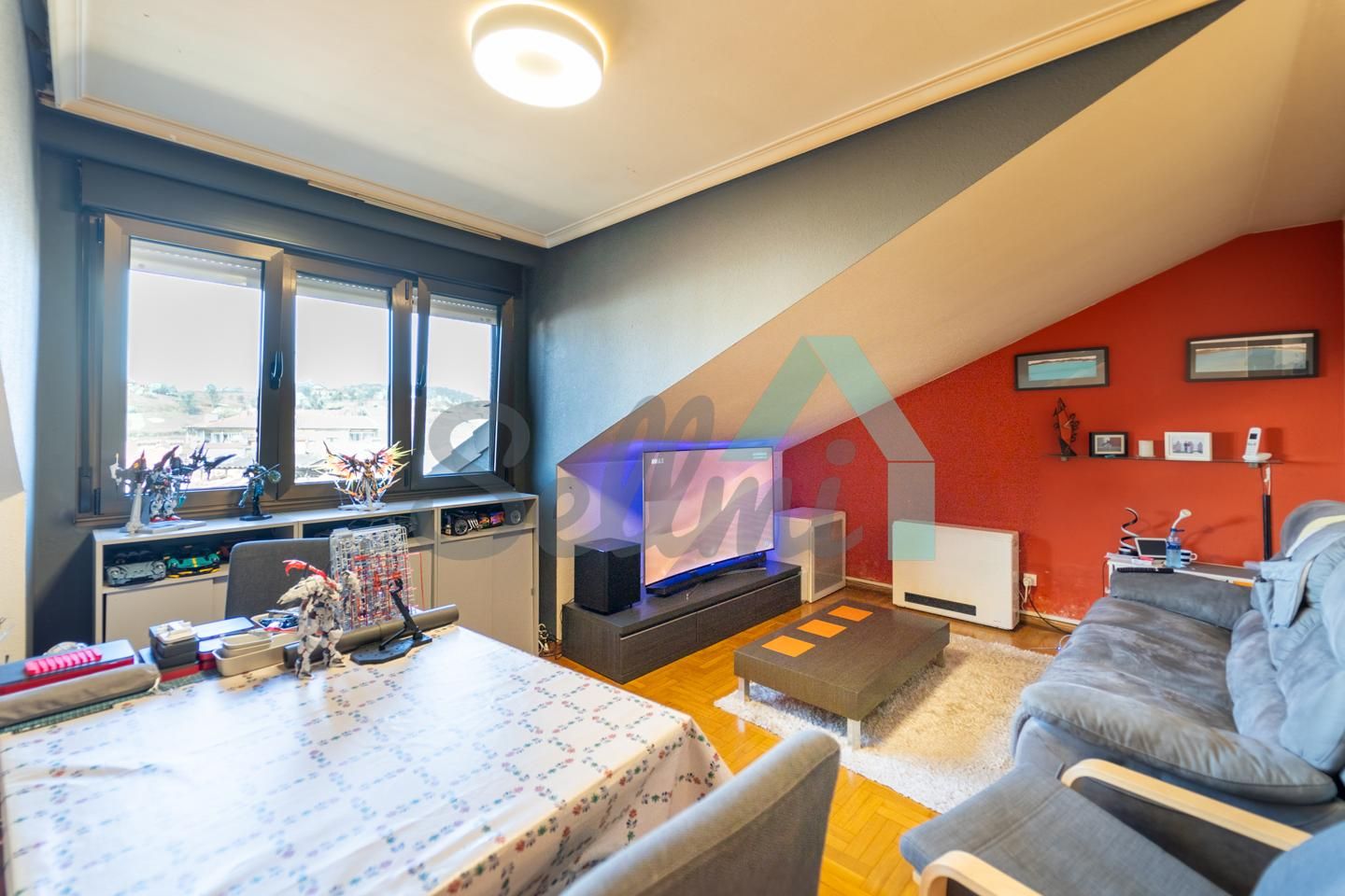 Living room of Flat for sale in Llanera  with Heating, Parquet flooring and Storage room