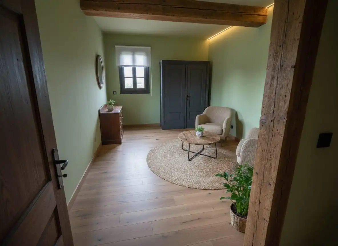Wohnzimmer von Einfamilien-Reihenhaus zum Verkauf in Grado mit Abstellraum