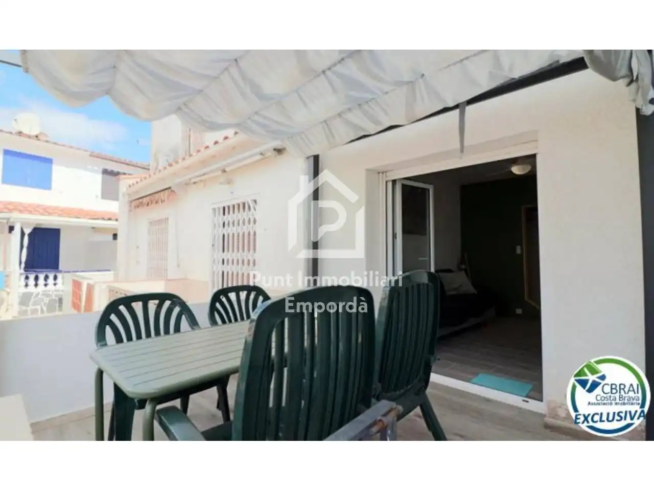 Terrasse von Wohnung zum Verkauf in Empuriabrava mit Parkett, Terrasse und Möbliert