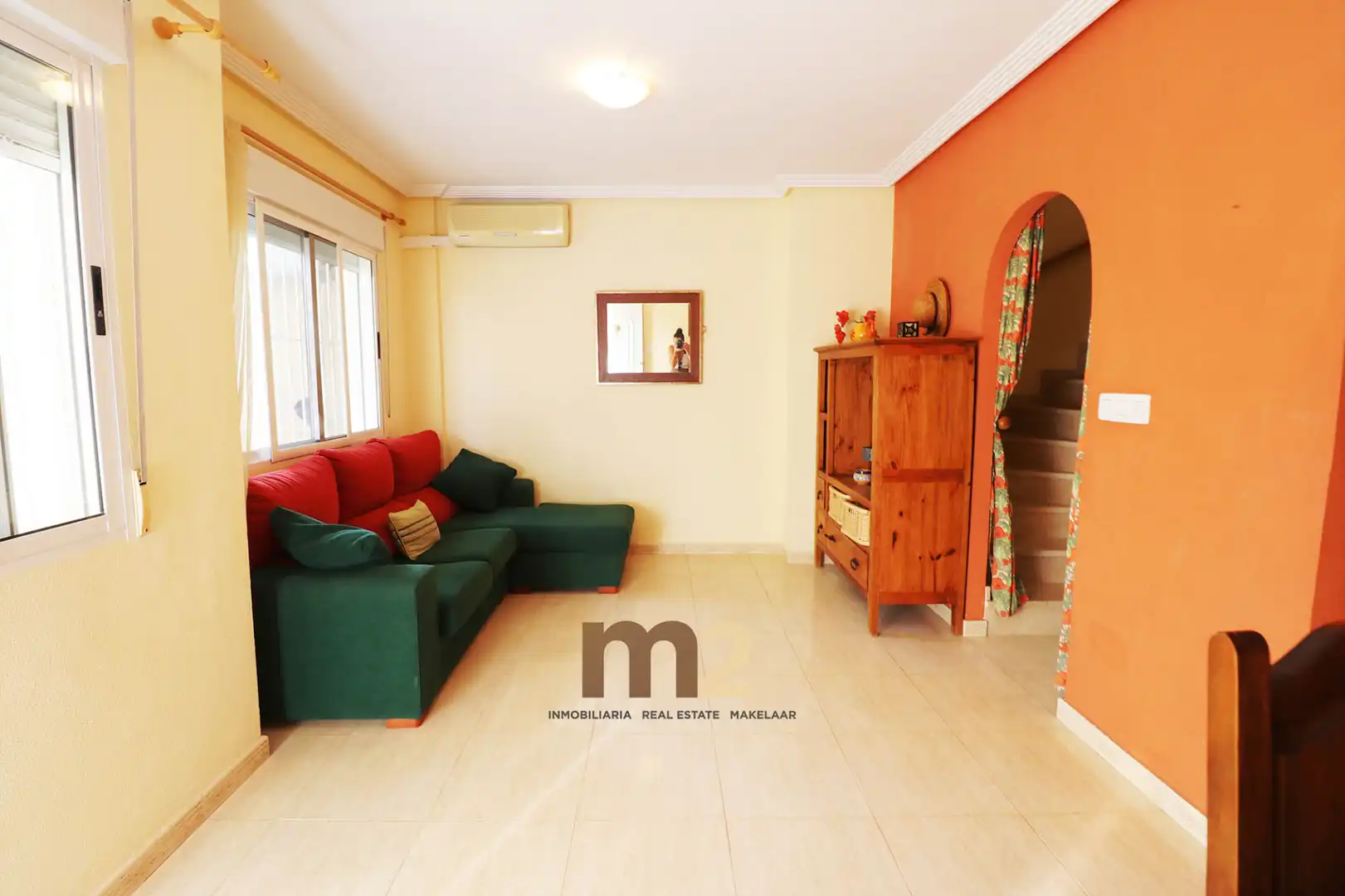 Sala de estar de Casa o chalet en venta en Guardamar del Segura con Aire acondicionado, Calefacción y Jardín privado