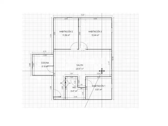 Flat for sale in Málaga  with Air Conditioner, Terrace and Alarm